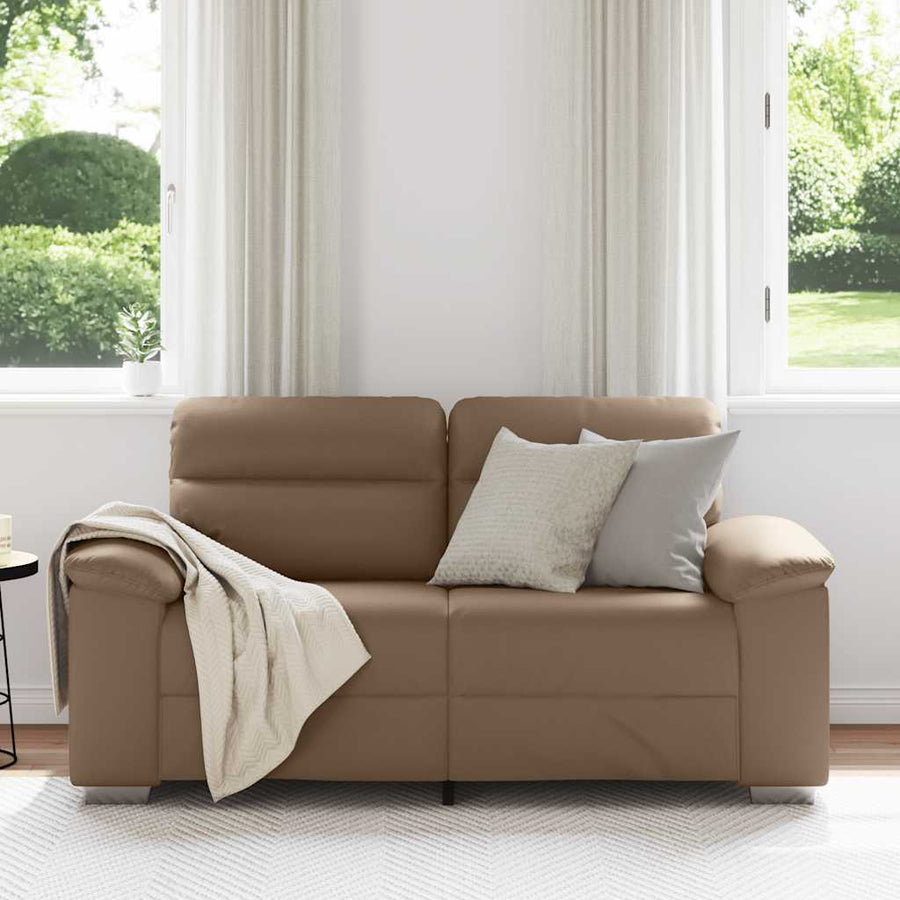 2-zitsbank Cappuccino 160x81x84 cm kunstleer