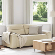 2-zitsbank crème 140 cm kunstleer