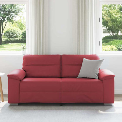 2-zitsbank wijnrood 180x81x84 cm kunstleer