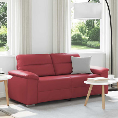 2-zitsbank wijnrood 180x81x84 cm kunstleer