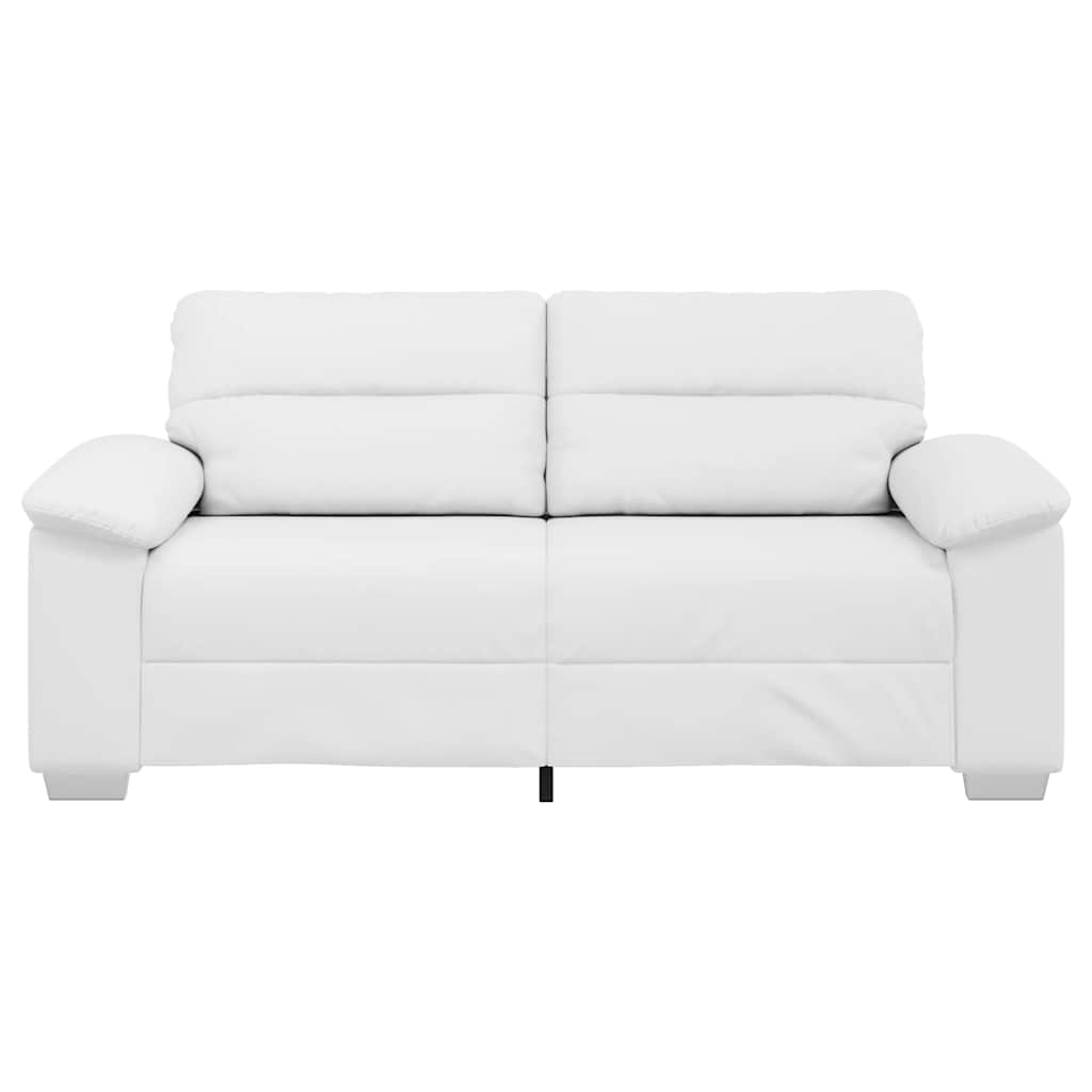 2-zitsbank wit 140 cm kunstleer