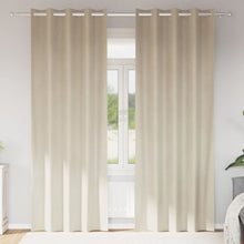 Verduisterende gordijnen 2 pcs Crème 140 x 260 cm Fluweel