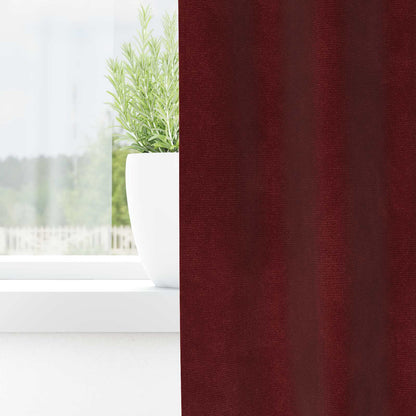 Verduisterende Gordijnen 2 Pcs Fluweel Wijnrood 140 x 225 cm met hanglussen