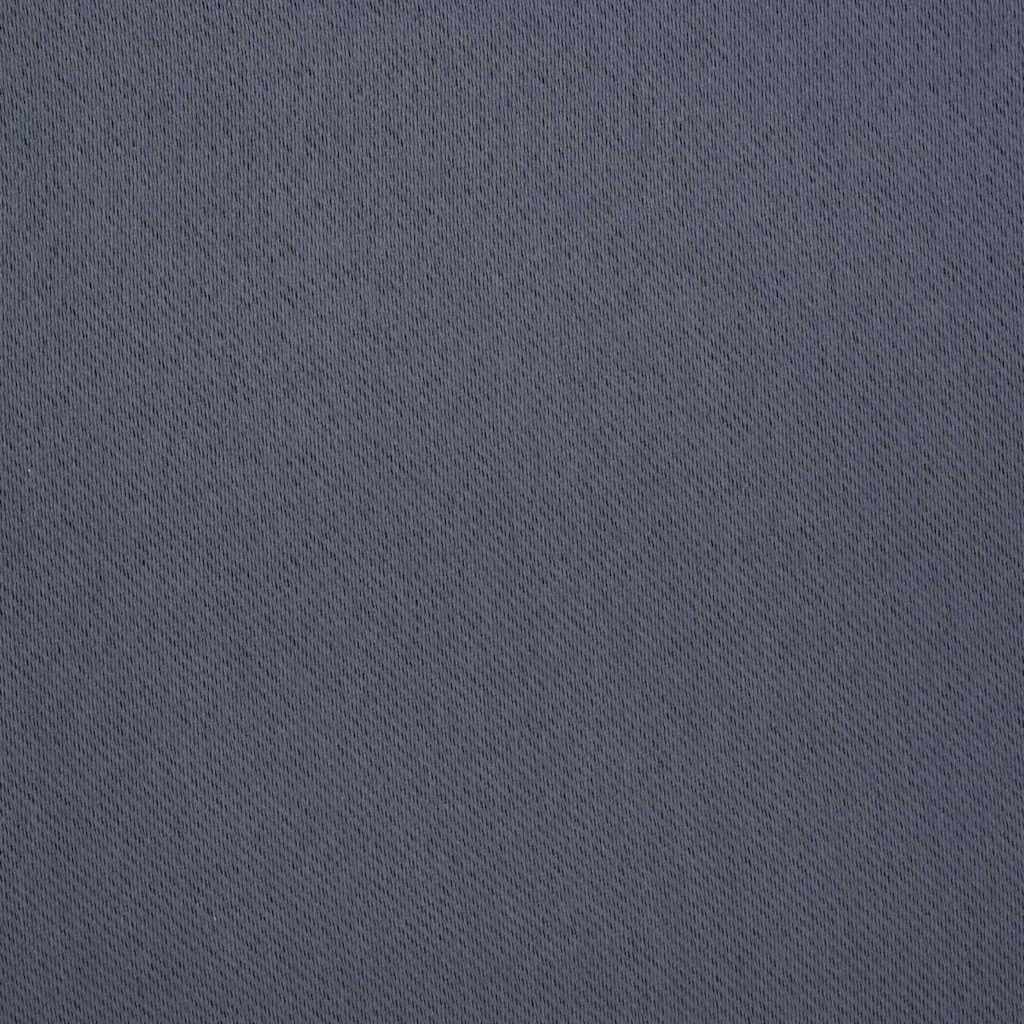 Zwart-Out Gordijnen Met Ringen Polyester Antraciet Kopband tape 140 cm