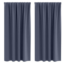 Gordijnen met gordijnen 2 pcs Antraciet Polyester