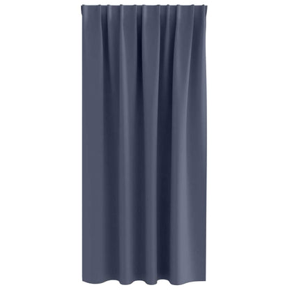Gordijnen met gordijnen 2 pcs Antraciet Polyester
