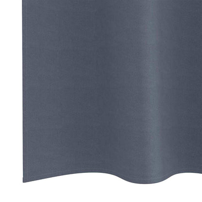 Gordijnen met gordijnen 2 pcs Antraciet Polyester