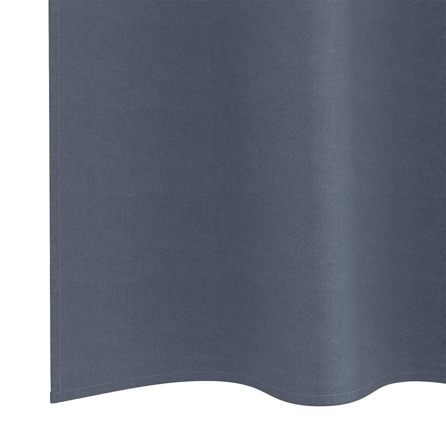 Gordijnen met gordijnen 2 pcs Antraciet Polyester