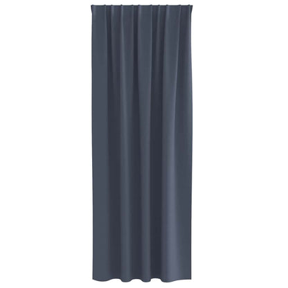Gordijnen met gordijnen 2 pcs Antraciet Polyester