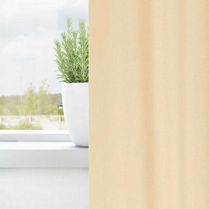 Zwart-Out Gordijnen Met Ringen 2 Pcs Crème 140 X 140 Cm Lichtbruin
