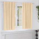 Gordijnen crème 175x140 cm 2 stuks polyester