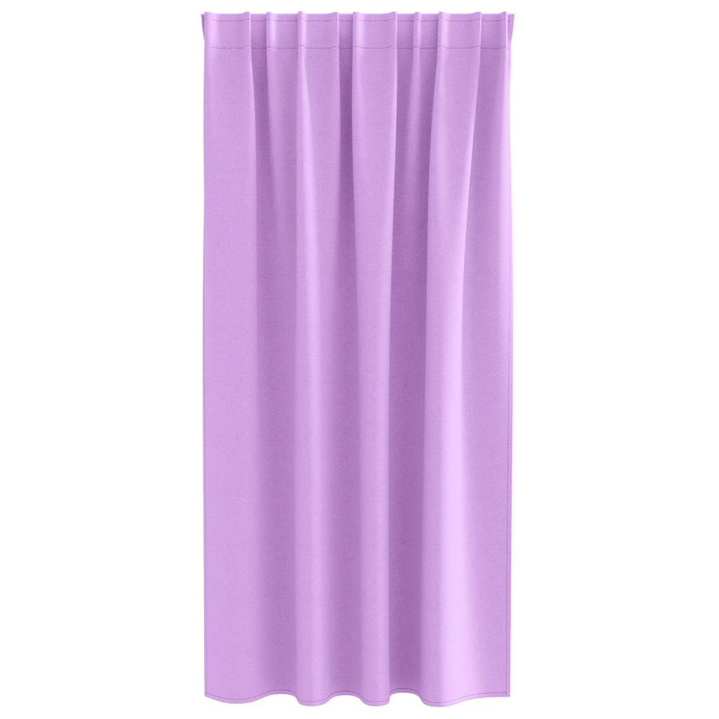 Gordijnen met gordijnen 2 pcs Paars Polyester