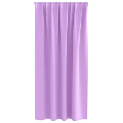Gordijnen met gordijnen 2 pcs Paars Polyester