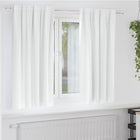 Verduisterende gordijnen 2 stuks 175x140 cm helder wit