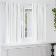 Verduisterende gordijnen 2 stuks 175x140 cm helder wit
