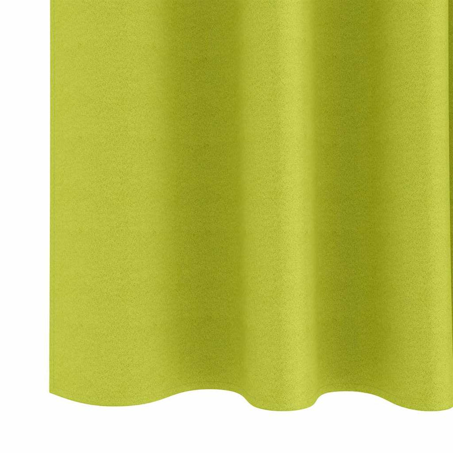 Zwart-out Gordijnen met Ringen 2 pcs Groen 140 x 140 cm