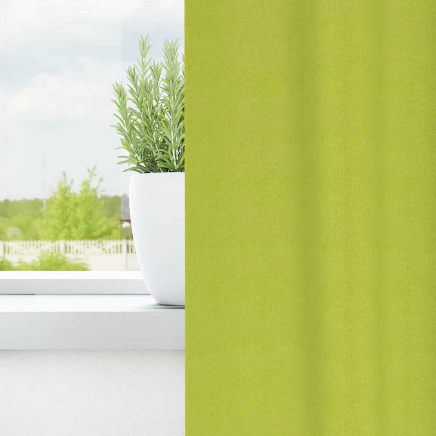 Zwart-out Gordijnen met Ringen 2 pcs Groen 140 x 140 cm