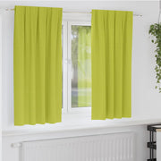 Verduisterende gordijnen 2 stuks 175x140 cm groen
