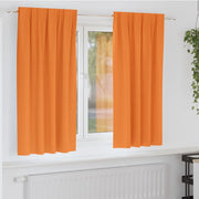 Verduisterende gordijnen 2 stuks 175x140 cm oranje polyester