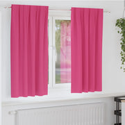 Verduisterende gordijnen felroze 175x140 cm polyester