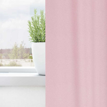 Zwart-out Gordijnen met Ringen 2 pcs Babyroze 175 x 140 cm