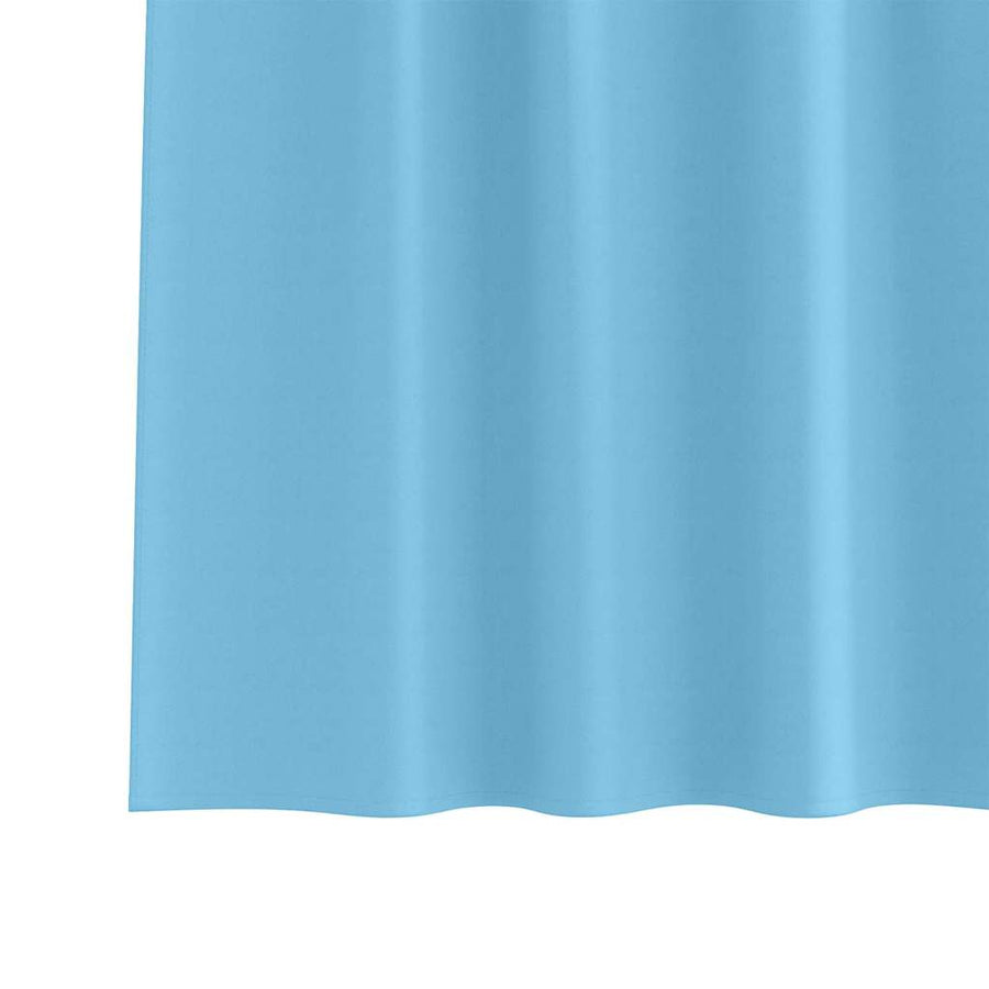 Gordijnen met gordijnen 2 pcs lichtblauw Polyester