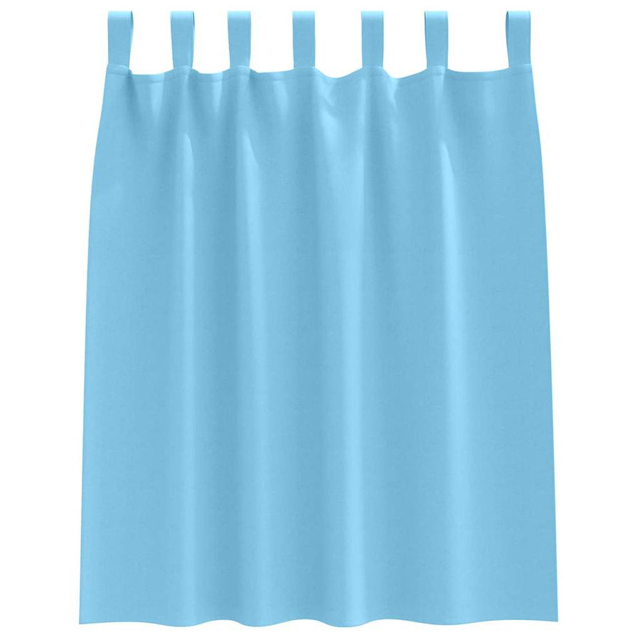 Gordijnen met gordijnen 2 pcs lichtblauw Polyester