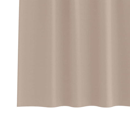 Gordijnen met gordijnen 2 pcs Taupe Polyester