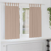 Verduisterende gordijnen taupe 175x140 cm 2 stuks