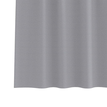 Gordijnen met gordijnen 2 pcs Lichtgrijs Polyester