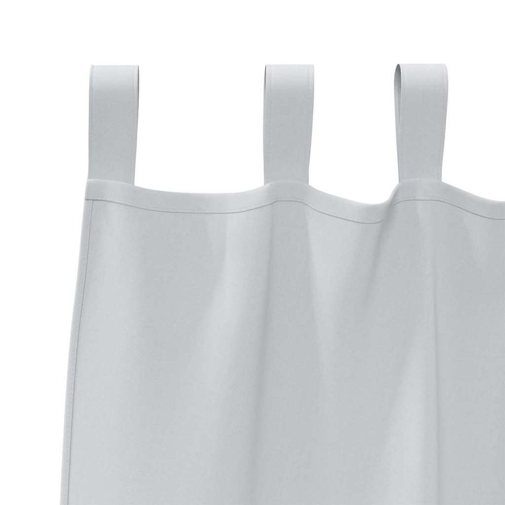Gordijnen met gordijnen 2 pcs Lichtgrijs Polyester