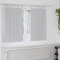 Zwart-out Gordijnen met Ringen 2 pcs Lichtgrijs 140 x 140 cm