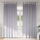Verduisterende gordijnen metaalgrijs 225x140 cm (2 stuks)