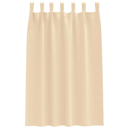 Gordijnen met gordijnen 2 pcs Crème Polyester