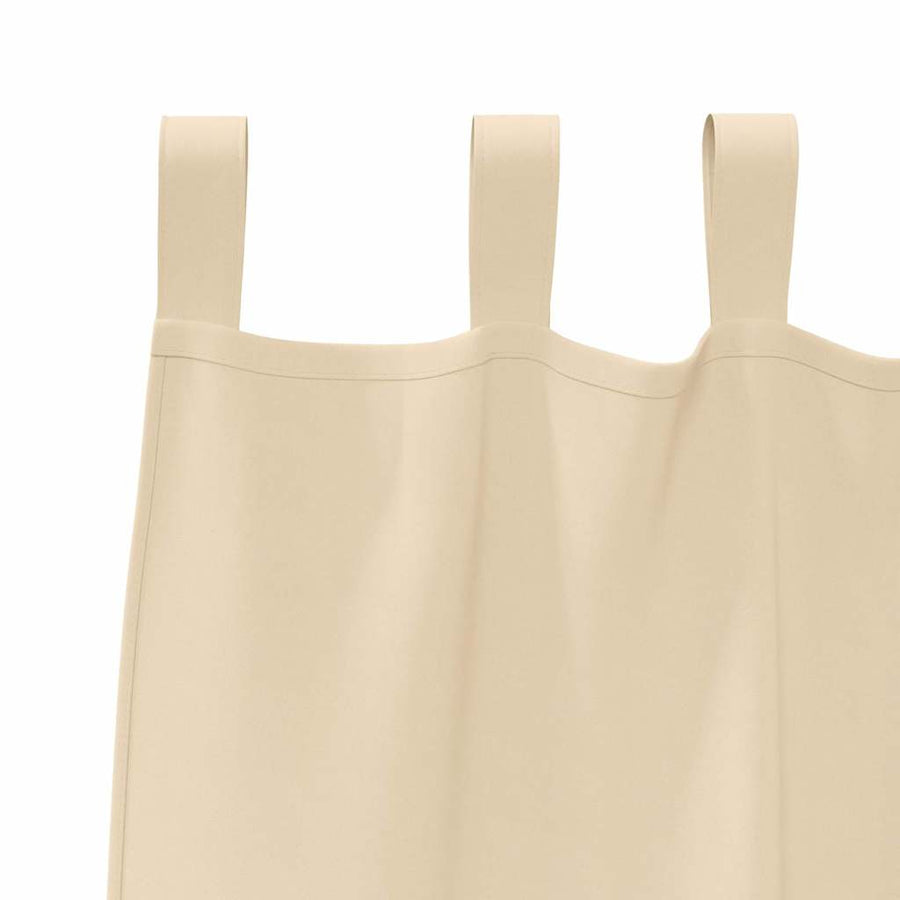 Gordijnen met gordijnen 2 pcs Crème Polyester