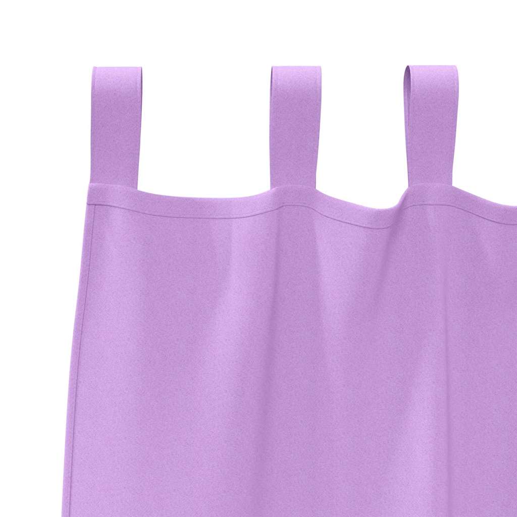 Gordijnen met gordijnen 2 pcs Paars Polyester