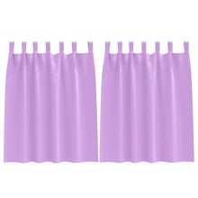 Gordijnen met gordijnen 2 pcs Paars Polyester