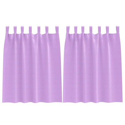 Gordijnen met gordijnen 2 pcs Paars Polyester