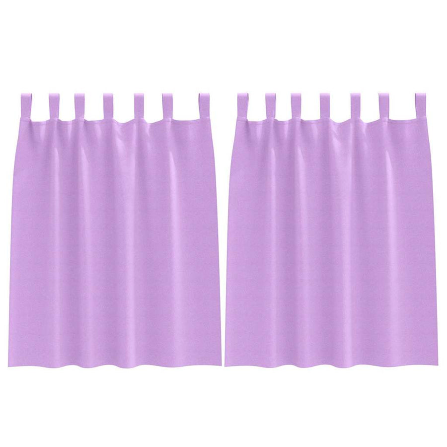 Gordijnen met gordijnen 2 pcs Paars Polyester