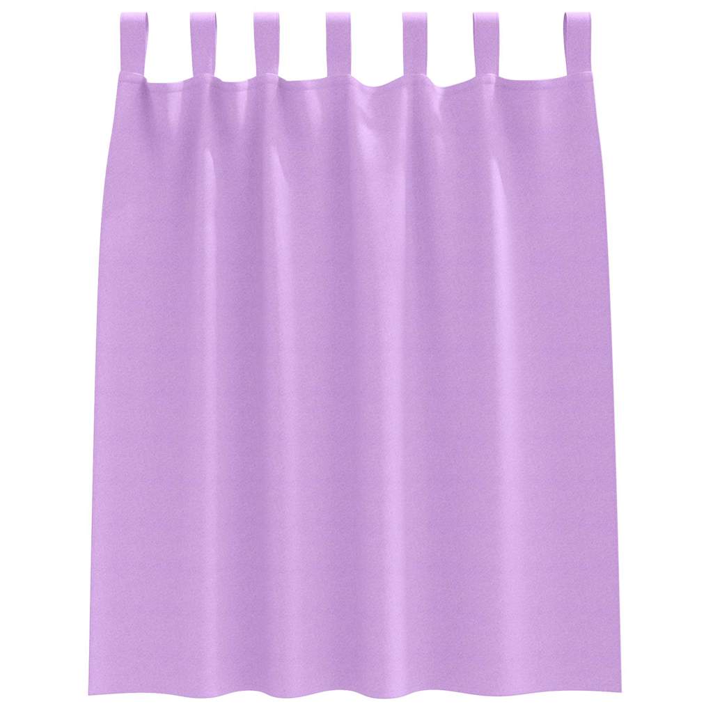 Gordijnen met gordijnen 2 pcs Paars Polyester