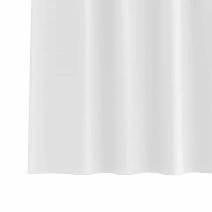 Gordijnen met gordijnen 2 pcs Zuiverwit Polyester