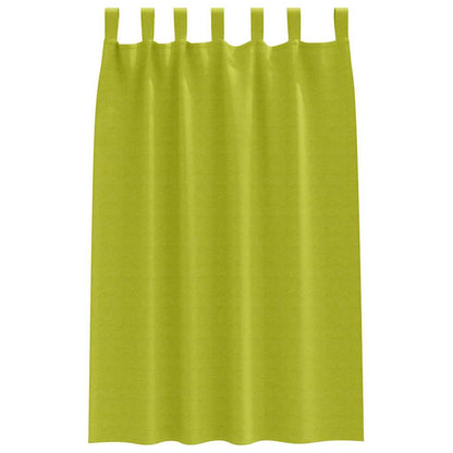 Gordijnen met gordijnen 2 pcs Appelgroen Polyester