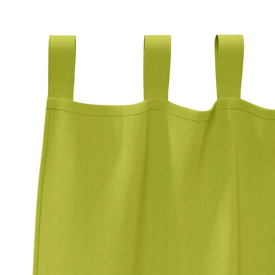 Gordijnen met gordijnen 2 pcs Appelgroen Polyester