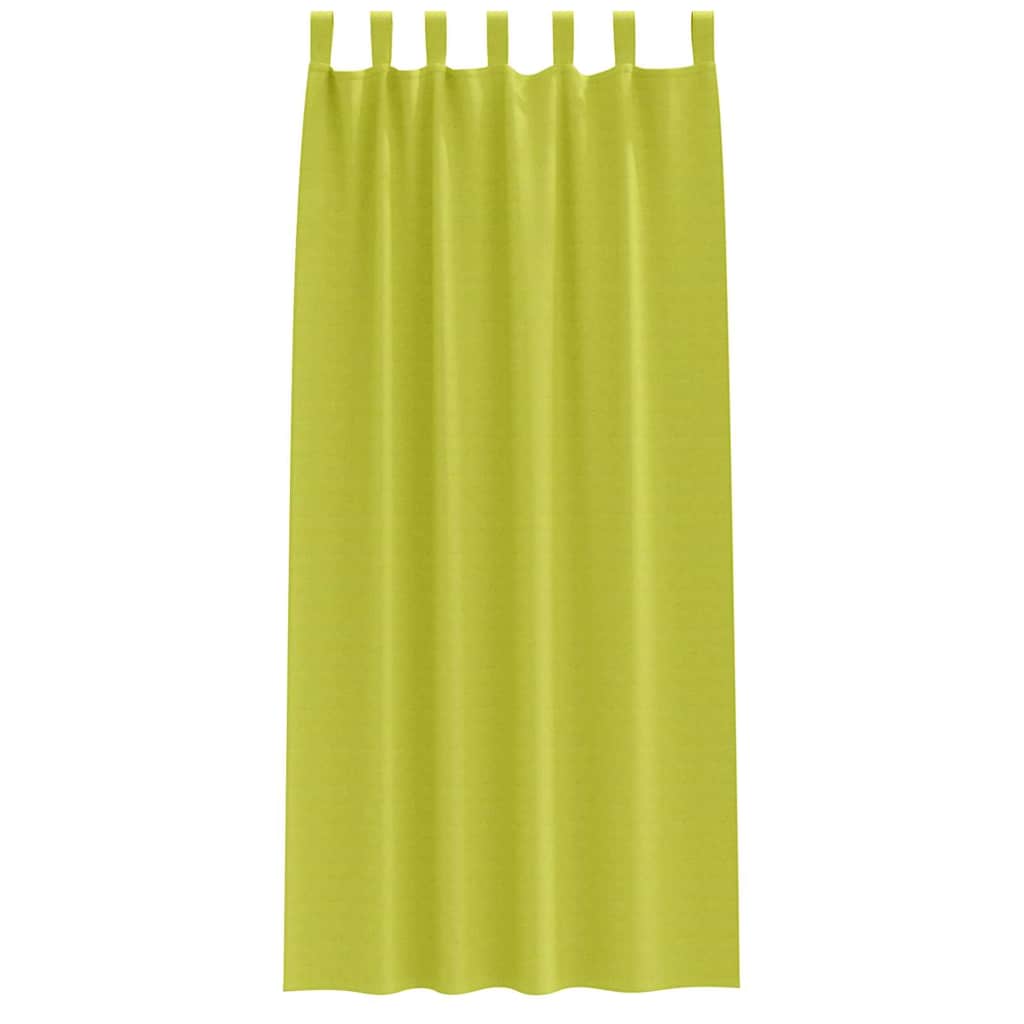 Gordijnen met gordijnen 2 pcs Appelgroen Polyester