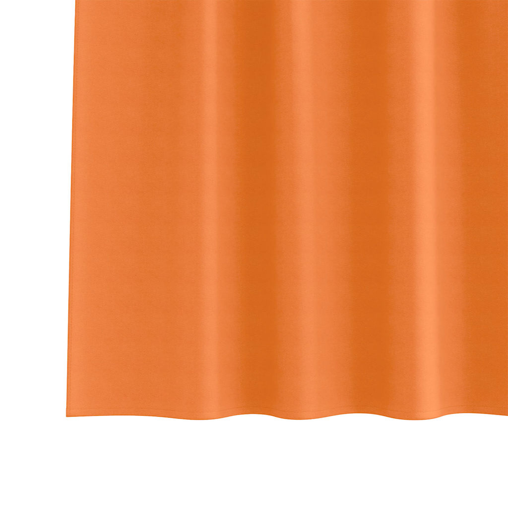 Gordijnen met gordijnen 2 pcs Feloranje Polyester