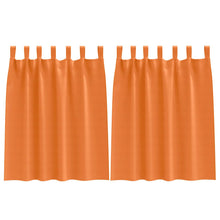 Gordijnen met gordijnen 2 pcs Feloranje Polyester