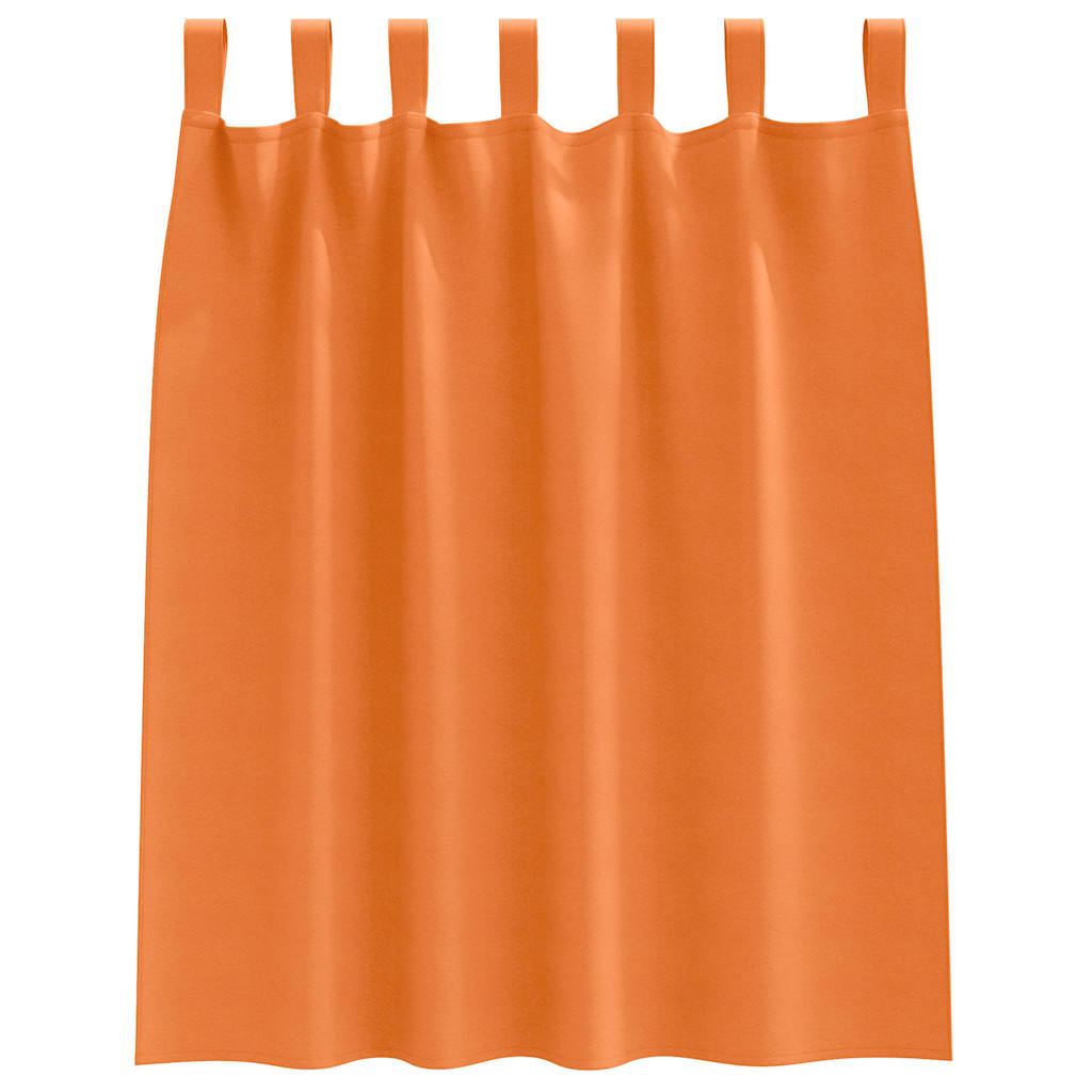 Gordijnen met gordijnen 2 pcs Feloranje Polyester
