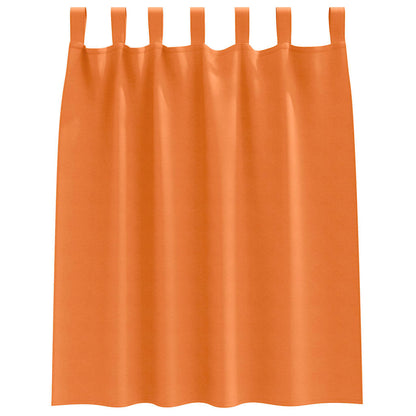 Gordijnen met gordijnen 2 pcs Feloranje Polyester