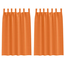 Gordijnen met gordijnen 2 pcs Feloranje Polyester
