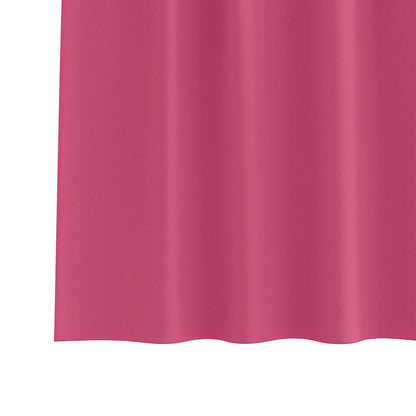 Gordijnen met gordijnen 2 pcs Felroze Polyester